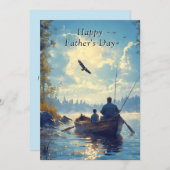 Vaderdag Vader & Zoon Roeiboot Gevist (Voorkant / Achterkant)