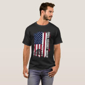 Vaderdag vaders tegen onkruid grappige patriottisc t-shirt (Voorkant volledig)