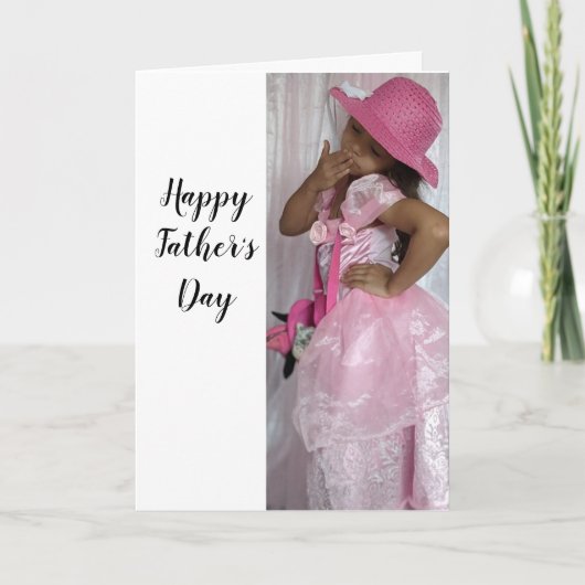 VADERDAG VAN DAUGHTER BEDANKKAART (Voorkant)