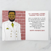 Vaderdag van de Afrikaanse American Male Suit Past Kaart (Binnen)