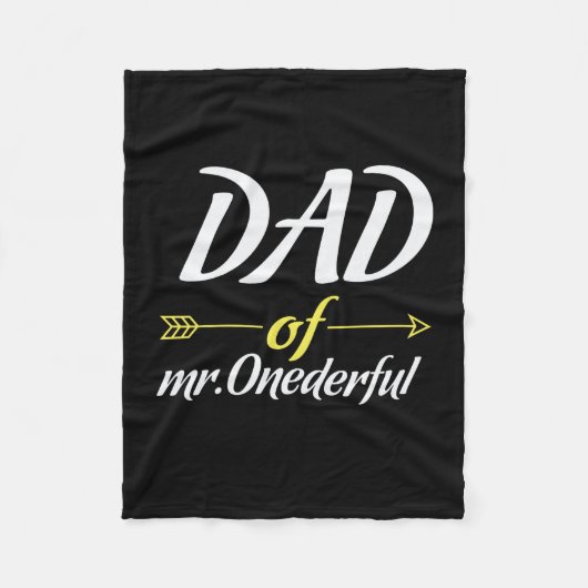 Vaderdag van de heer Onederful Fleece Deken (Voorkant)