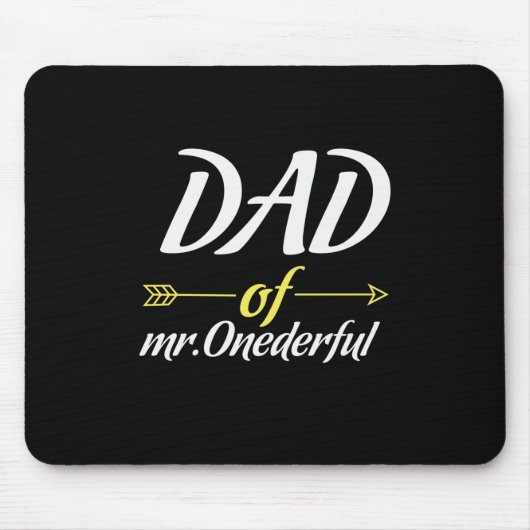 Vaderdag van de heer Onederful Muismat (Voorkant)
