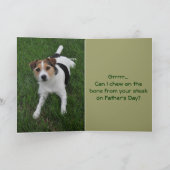 Vaderdag van de hond kaart (Binnen)