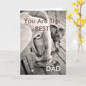 "Vaderdag van de huisdieren" Samson de kat Foto Kaart (Gele Bloem)