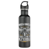 Vaderdag van de motorfiets van de motorrijder waterfles  (Voorkant)