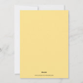 Vaderdag van de papegaaivogel op geel feestdagenkaart (Achterkant)