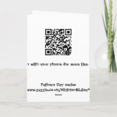 Vaderdag van de Zangkaart Kaart (Achterkant)