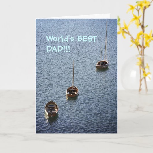 Vaderdag van de Zangkaart Kaart (Gele Bloem)