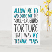 Vaderdag van Dochter, mag ik me verontschuldigen Kaart (Gele Bloem)