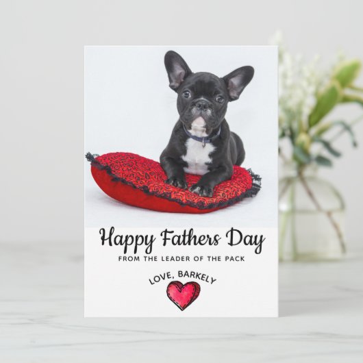 Vaderdag van Dog Foto (Staand voorkant)