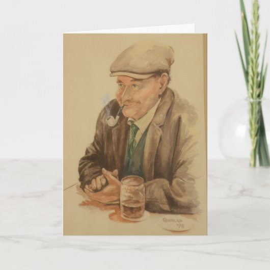Vaderdag van een Ier Kaart (Voorkant)