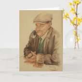 Vaderdag van een Ier Kaart (Gele Bloem)