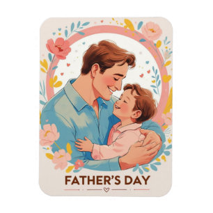 Vaderdag van harte & waardering magneet