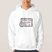 Vaderdag van het jaarcertificaat hoodie (Voorkant)