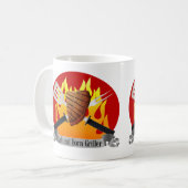 Vaderdag van Natural Born Griller Mok BBQ gift (Voorkant links)