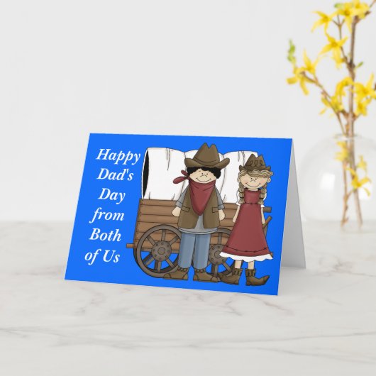 Vaderdag van ons beiden - Western Kaart (Gele Bloem)