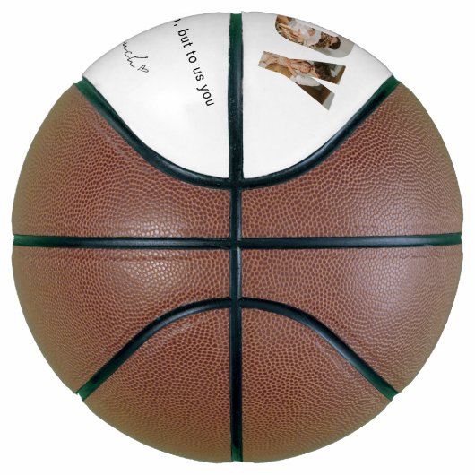 Vaderdag van papa Foto Collage Basketbal (Rechts)