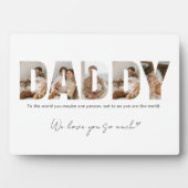 Vaderdag van papa Foto Collage Fotoplaat (voorkant)