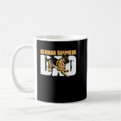  vaderdag van Shepherd Dog Dad Koffiemok (Links)