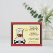 Vaderdag van uitnodiging (Staand voorkant)