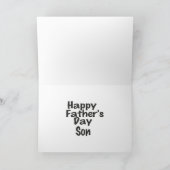 Vaderdag van vader tot zoon kaart (Binnen)