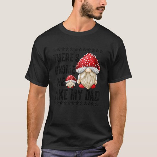 Vaderdag van zoon, paddestoel papa t-shirt (Voorkant)