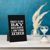 Vaderdag | Vandaag is papa Dag Fotoplaat (Zijkant)