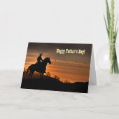 Vaderdag Vanuit de Verte Country Western Kaart (Voorkant)