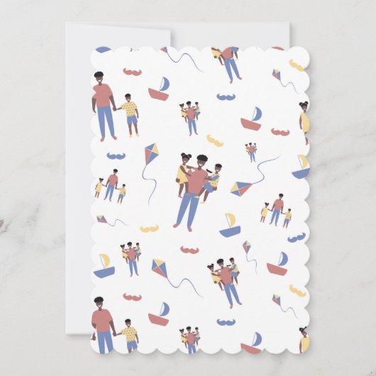 Vaderdag Vat Wenskaart Kaart (Voorkant)