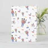 Vaderdag Vat Wenskaart Kaart (Staand voorkant)