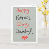 Vaderdag: Verontschuldiging #2 Kaart (Gele Bloem)