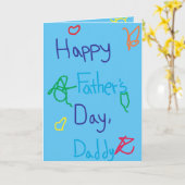 Vaderdag: Verontschuldiging Kaart (Gele Bloem)