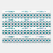 Vaderdag Verpakkingsdocument Vlakke Bladreeks van  Inpakpapier Vel (Voorkant 2)