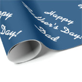 Vaderdag- verpakkingspapier voor vader | marinebla cadeaupapier (Rol Hoek)