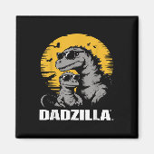 Vaderdag verrassing voor de ultieme Dino Dad - D Magneet (Voorkant)