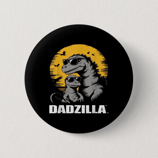 Vaderdag verrassing voor de ultieme Dino Dad - D Ronde Button 5,7 Cm (Voorkant)