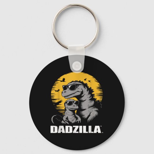 Vaderdag verrassing voor de ultieme Dino Dad - D Sleutelhanger (Voorkant)