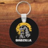 Vaderdag verrassing voor de ultieme Dino Dad - D Sleutelhanger (Voorkant)