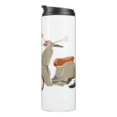 vaderdag Vespa (Scooter) Thermal Tumbler Thermosbeker (Geroteerd rechts)