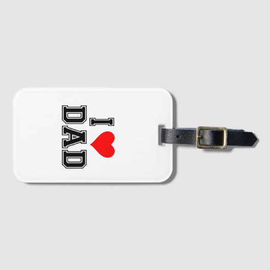 Vaderdag – Vet en eenvoudig ontwerp Bagagelabel (Voorkant (horizontaal))