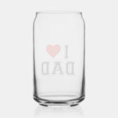 Vaderdag – Vet en eenvoudig ontwerp Blikvorm Glas (Voorkant)