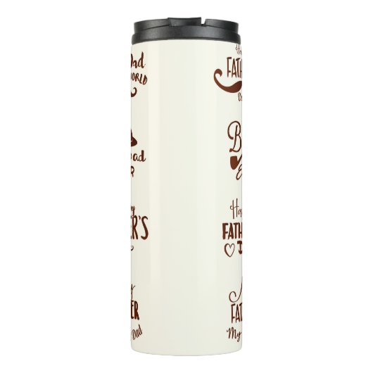 Vaderdag Viering Thermosbeker (Achterkant)