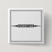 Vaderdag - vierkante button 5,1 cm (Voorkant)