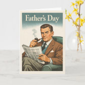 Vaderdag - Vintage Kaart (Gele Bloem)