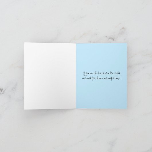 Vaderdag Vis Daghs hond kaart (Binnen)