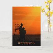 Vaderdag Vissen met papa Kaart (Gele Bloem)