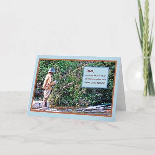 VADERDAG/VISSER OP DE RIVIEROEVER KAART (Voorkant)