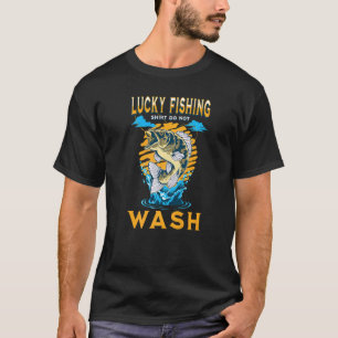 Vaderdag Visser Papa Geluk Vissen Niet T-shirt