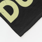 Vaderdag Visser Vader Cadeau Wees Geen Dumb B Funn Fleece Deken (Hoek)