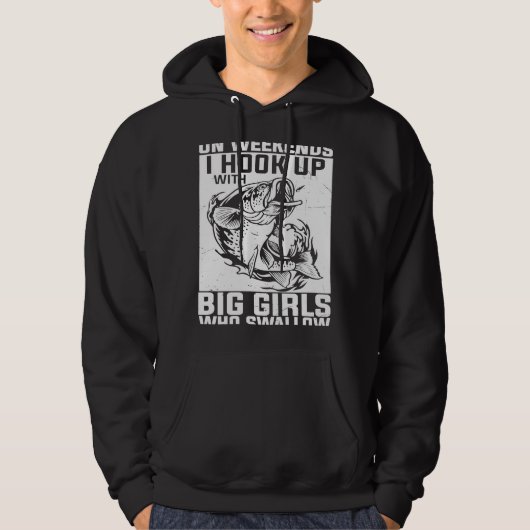 Vaderdag Vist Fisherman Hook Up 1 Hoodie (Voorkant)